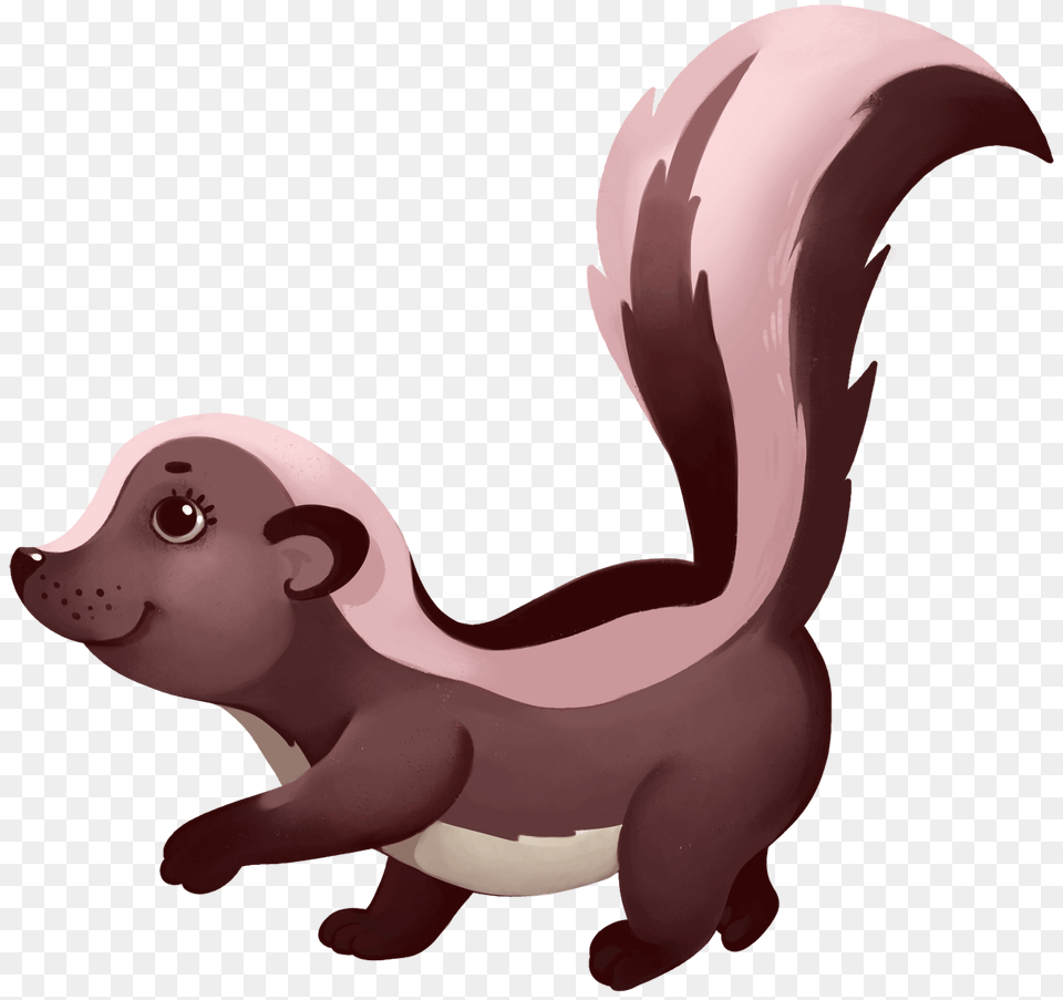 Skunk Clipart, Animal, Mammal, Smoke Pipe, Wildlife Free Png Download