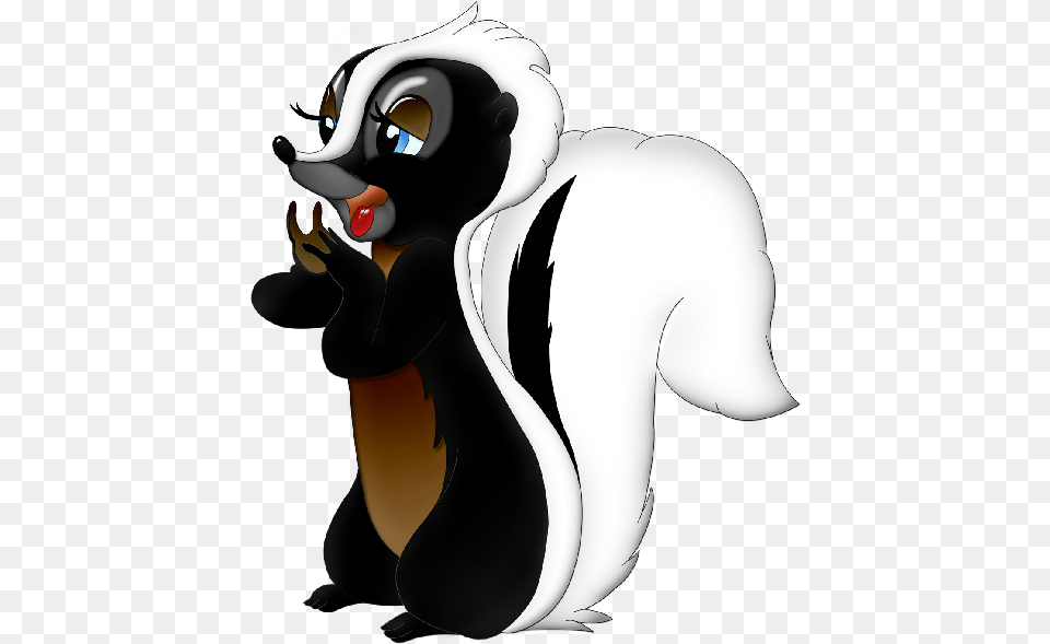 Skunk Clipart 7 Skunk Clipart Fans Flower The Skunk Clipart, Adult, Animal, Female, Person Png