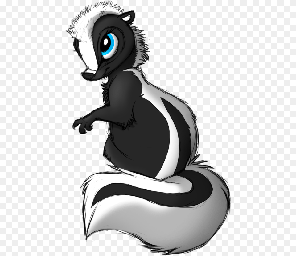 Skunk Drawing Skunks Woodland Forest Cutting Files Skunk Cartoon Drawing, Baby, Person, Animal, Mammal Png