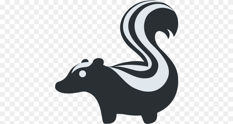 Skunk Emoji Skunk Emoji, Animal, Wildlife, Mammal, Baby Free Png