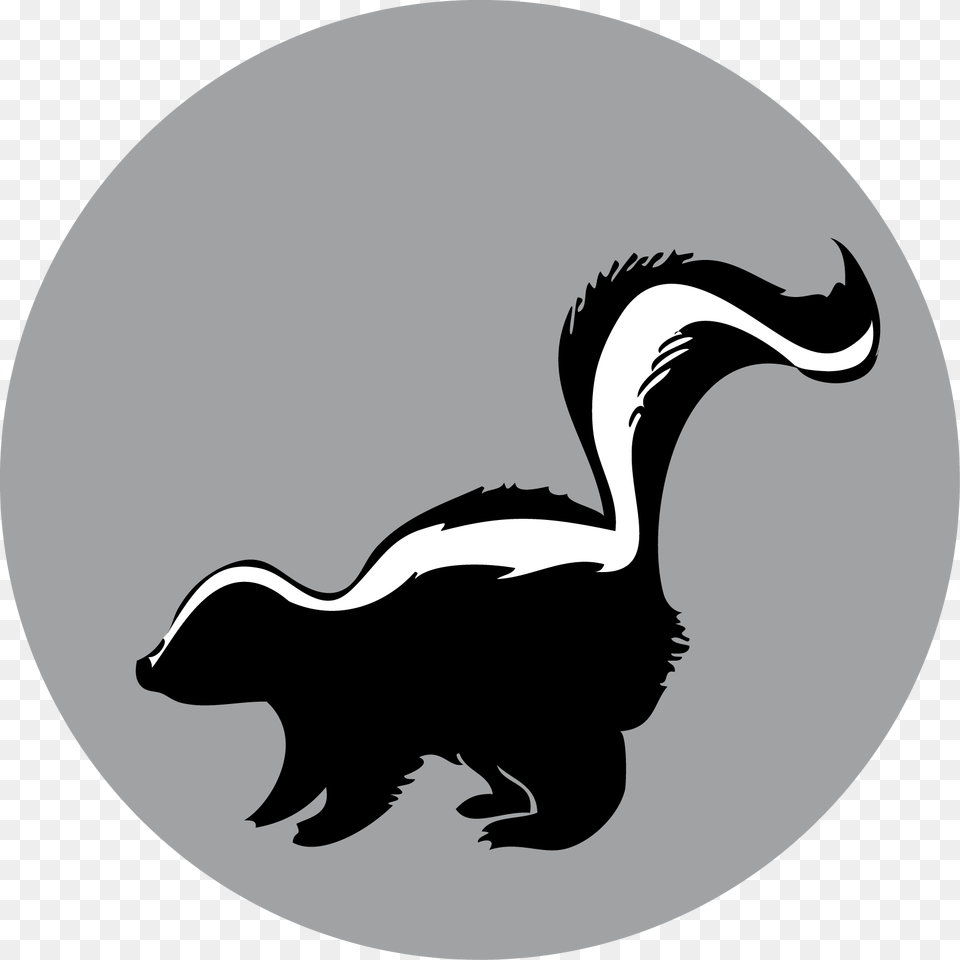 Skunk Floodfighters, Animal, Wildlife, Stencil, Mammal Png Image