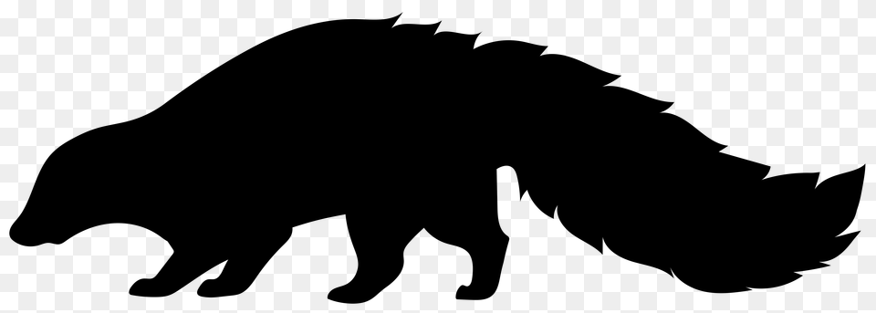 Skunk Silhouette Transparent Clip Art Gallery, Stencil, Electronics, Hardware Png Image