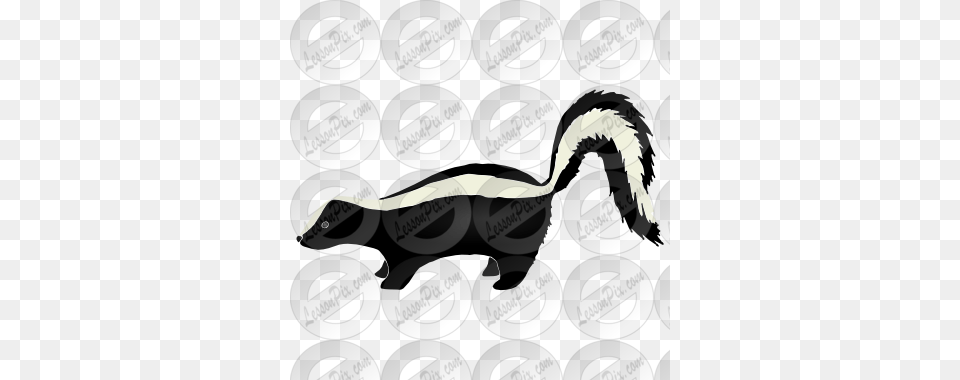 Skunk Stencil For Classroom Therapy Use, Disk, Animal, Reptile Png Image