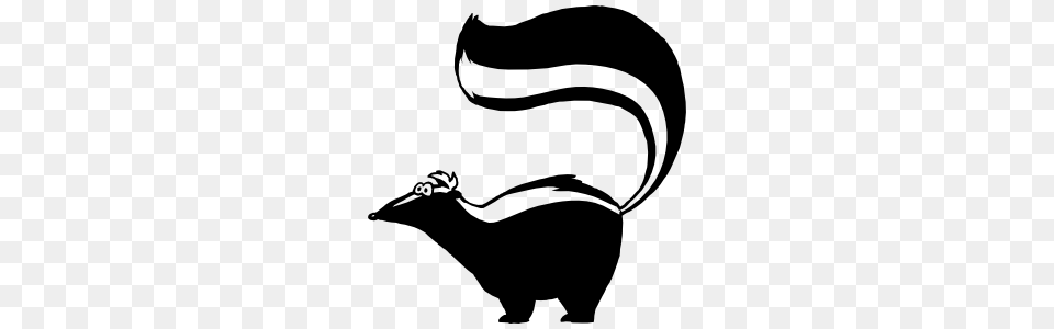 Skunk Stickers Car Decals Several Designs Durable Material, Stencil, Silhouette, Animal Free Png Download