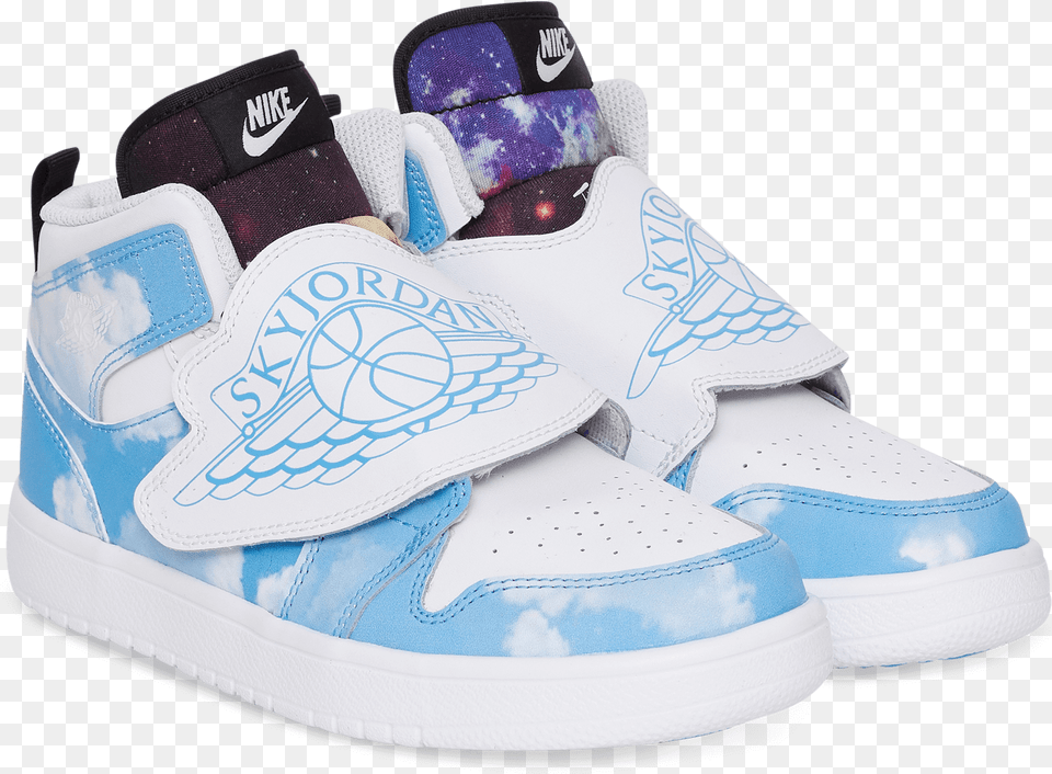 Sky 1 Fearless University Bluewhite Hi Res Sky Jordan 1 Fearless, Clothing, Footwear, Shoe, Sneaker Free Png