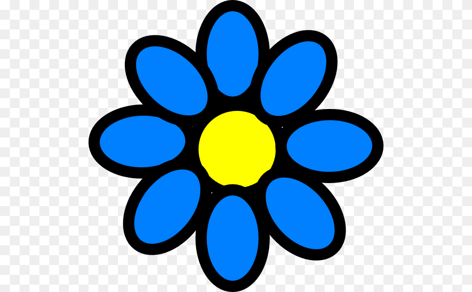 Sky Blue Flower Clip Art, Anemone, Daisy, Plant, Accessories Png Image