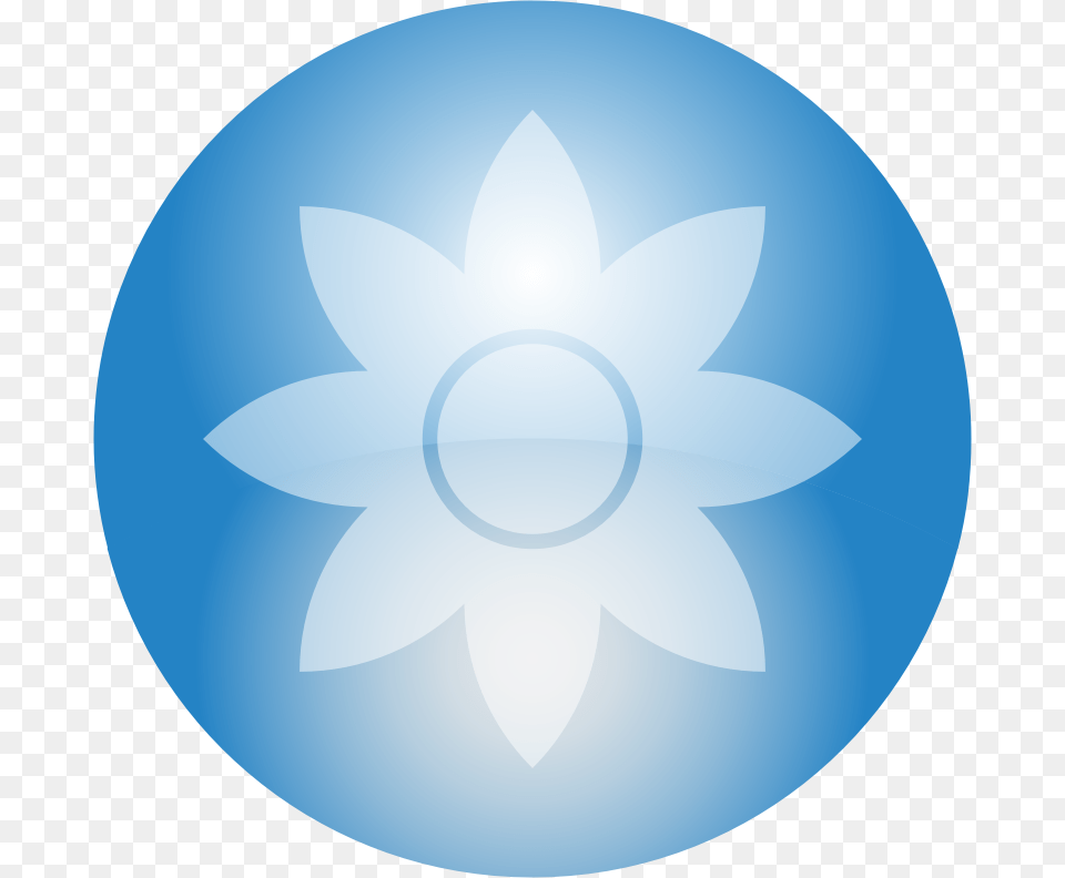 Sky Blue Flower Orb Circle, Sphere, Astronomy, Moon, Nature Png Image