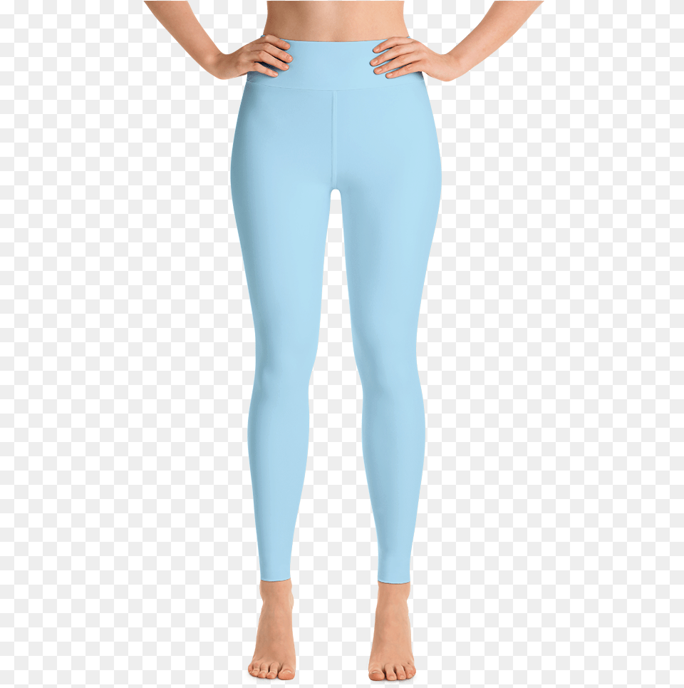 Sky Blue Yoga Pants, Clothing, Adult, Female, Person Free Png