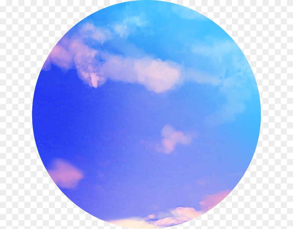 Sky Clouds Webtoon Circle Circlebackground Background Circle, Sphere, Nature, Outdoors, Astronomy Free Png Download