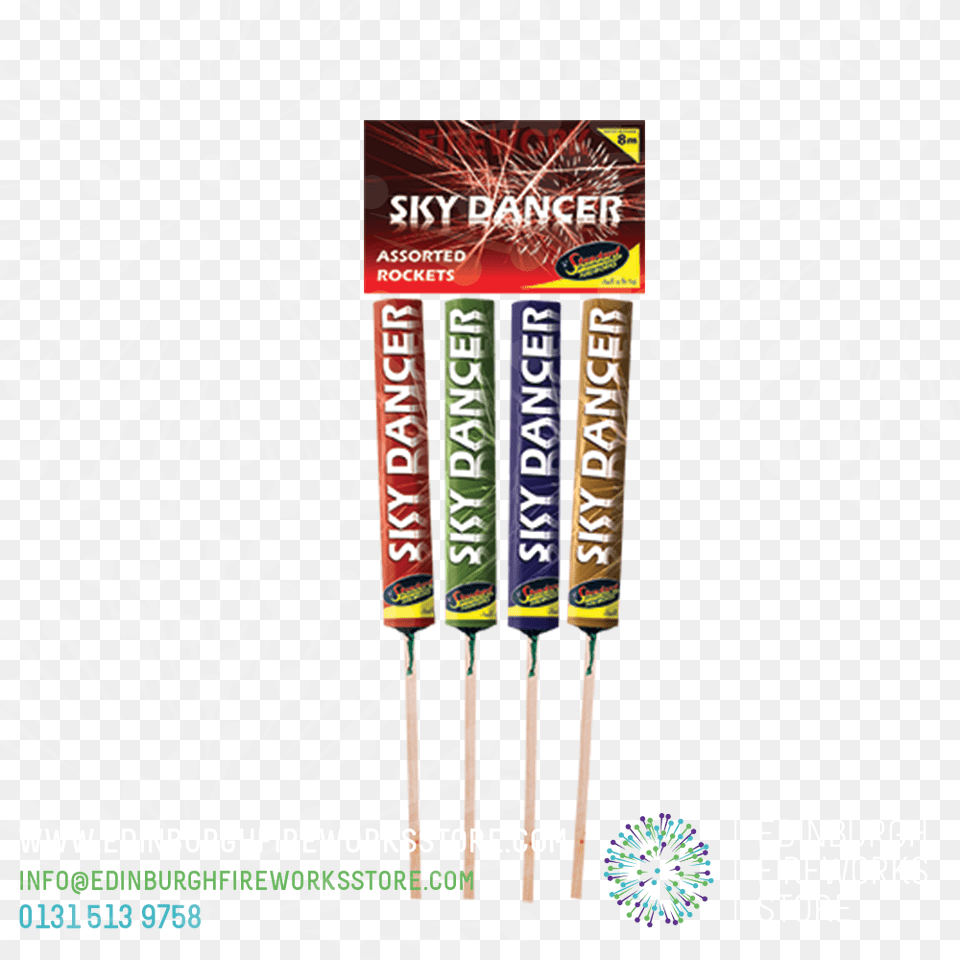 Sky Dancer Rockets By Standard Fireworks From Edinburgh Electronic Component, Food, Sweets, Candy Free Png