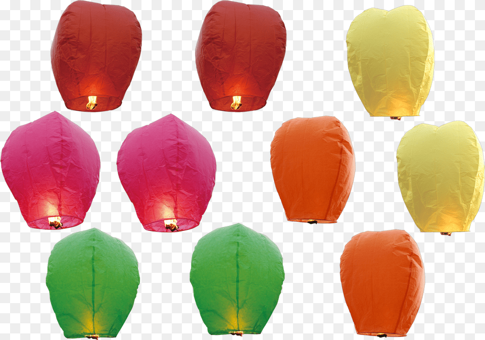 Sky Lantern Diwali Fire Balloon, Flower, Petal, Plant, Lamp Free Transparent Png