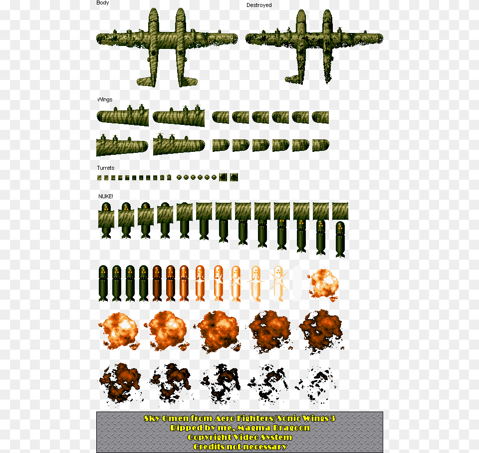 Sky Omen Aero Fighters Sprites, Advertisement, Poster, Book, Publication Png Image