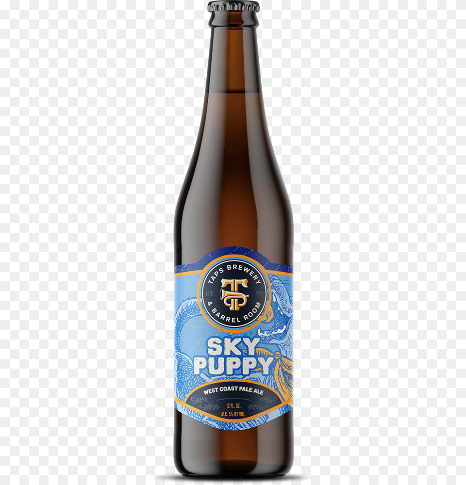 Sky Puppy Glass Bottle, Alcohol, Beer, Beer Bottle, Beverage Free Transparent Png