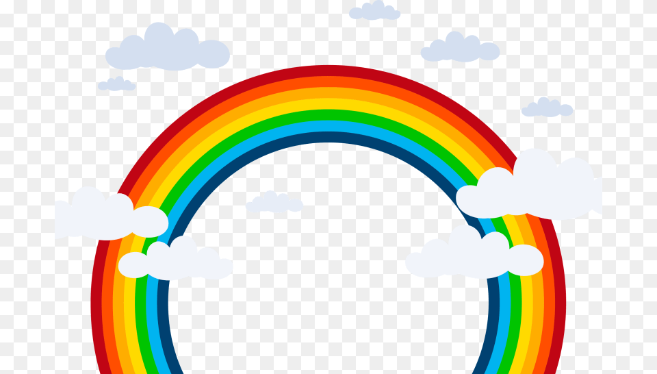 Sky Rainbow Clipart, Nature, Outdoors, Art, Graphics Png Image