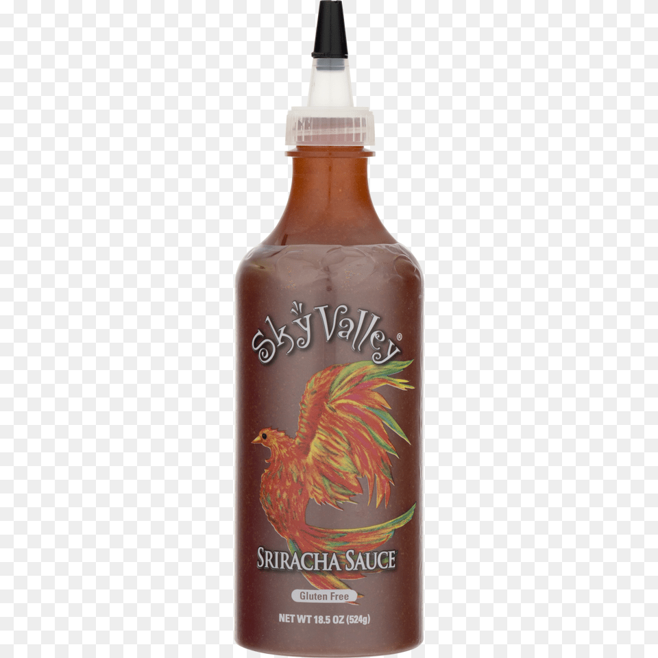 Sky Valley Gluten Sriracha Sauce Oz, Bottle, Alcohol, Beverage, Liquor Free Png Download