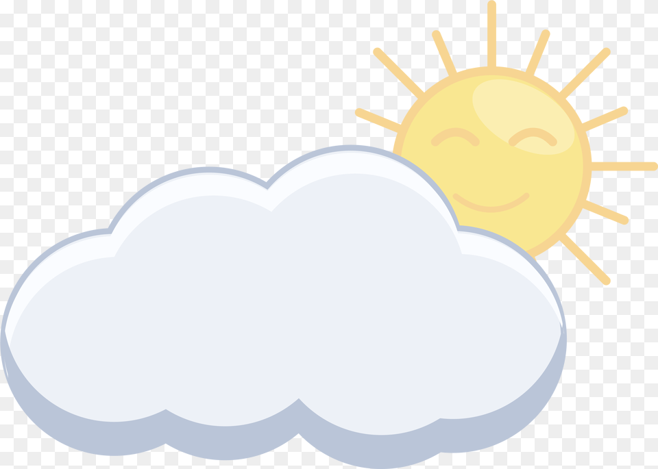 Sky Vector Cartoon Cloud With Sun, Light, Nature, Outdoors Png