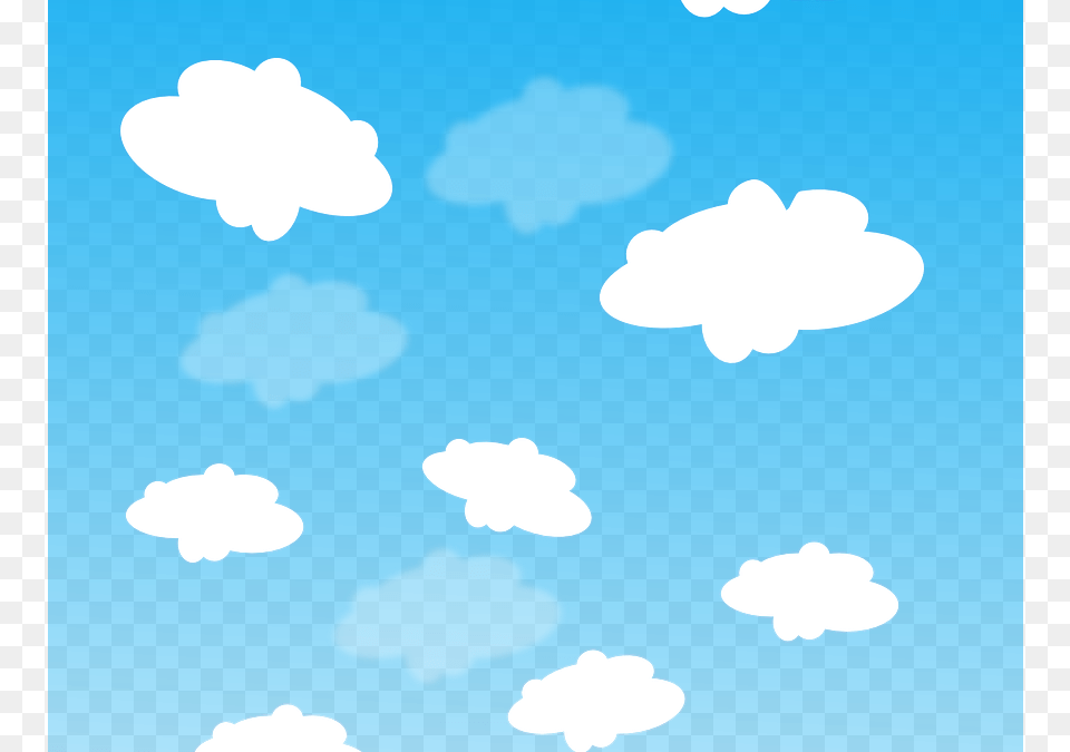 Sky With Clouds Drawing, Cloud, Nature, Outdoors, Cumulus Png Image