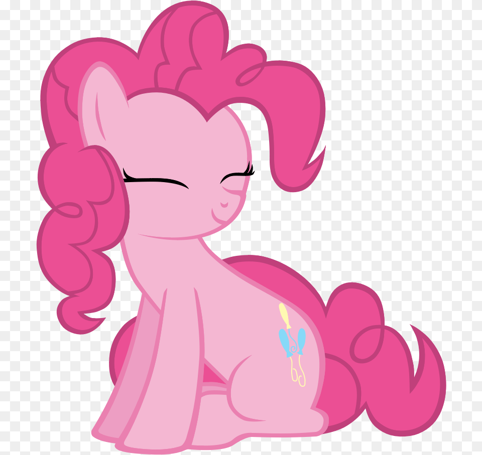 Sky Wrench Cute Eyes Closed Pinkie Pie Safe Simple Mlp Pinkie Pie Sit, Cartoon, Baby, Person, Purple Free Transparent Png