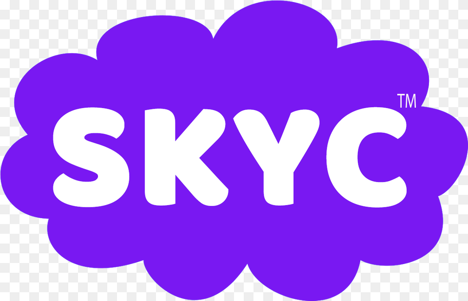 Skyc Logo Illustration, Purple, Light, Text Png