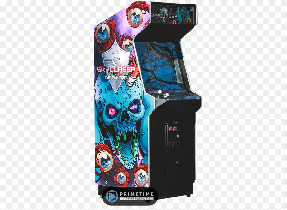 Skycurser Dedicated Cabinet By Griffin Aerotech Arcade Cabinet Shoot Em Up, Arcade Game Machine, Game Free Png