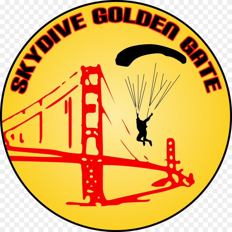 Skydive Golden Gate, Person, Disk Free Png