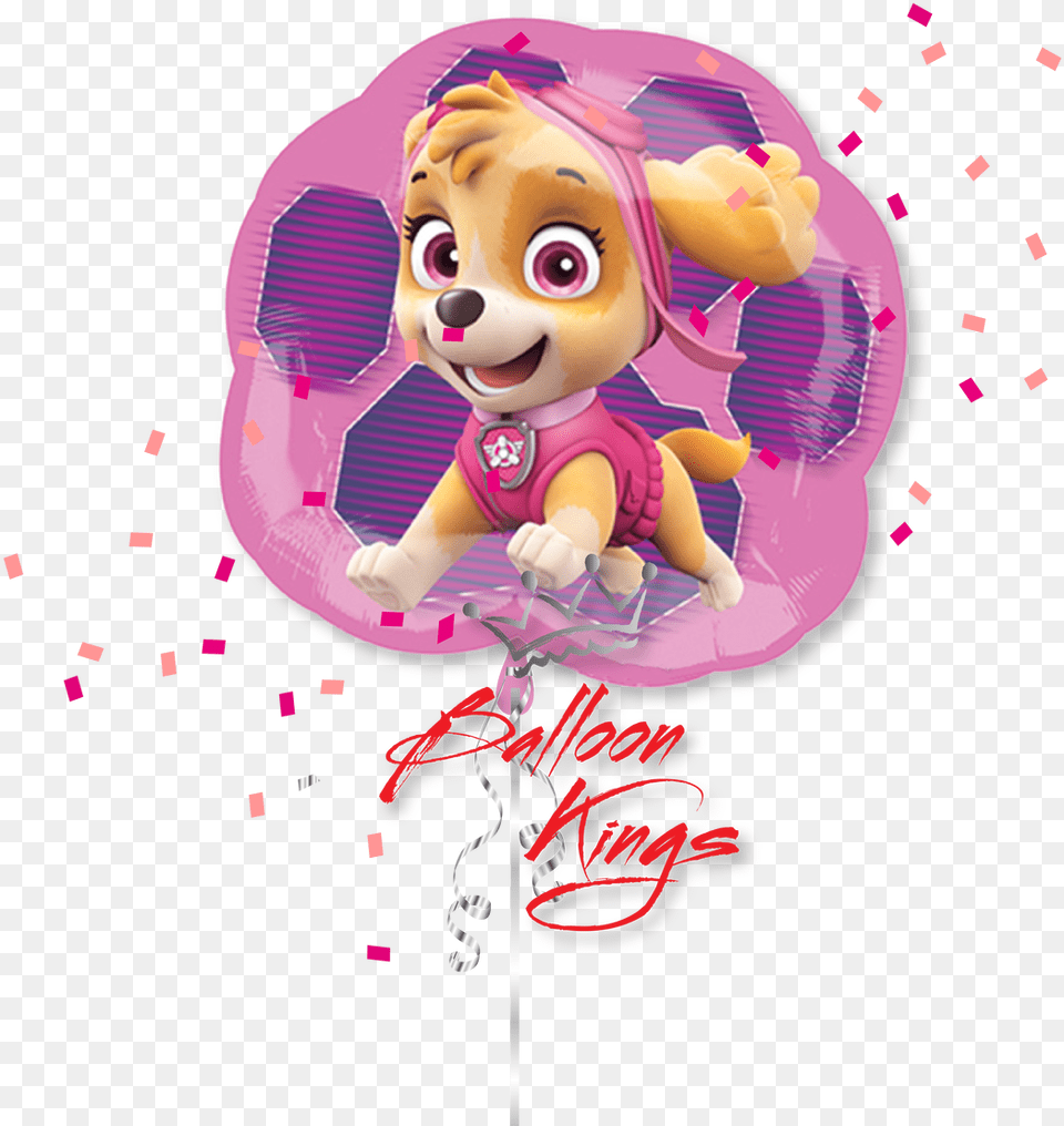 Skye And Everest Paw Patrol Skye And Everest Balloons, Face, Head, Person, Balloon Free Png