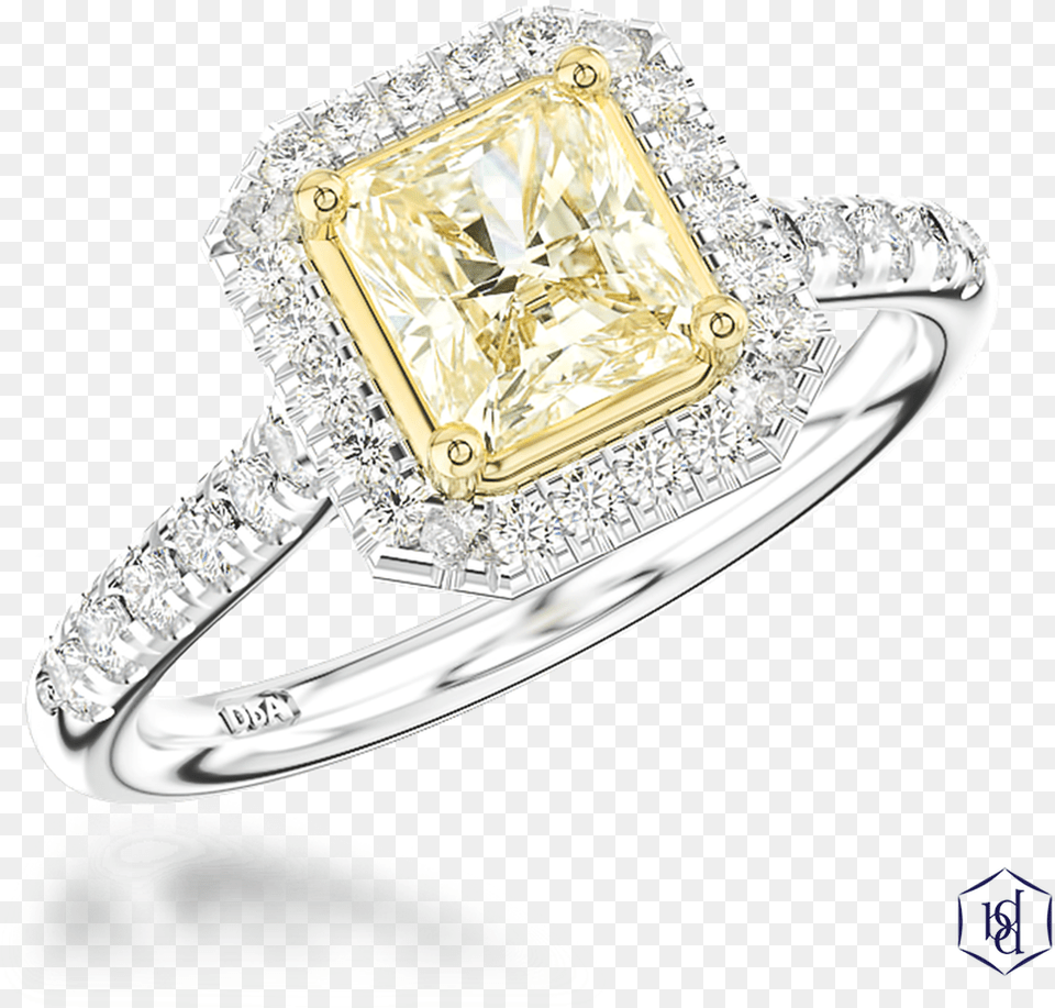 Skye Radiant Cut Fancy Light Yellow Diamond Ring Coloured Engagement Rings Pear, Accessories, Gemstone, Jewelry, Silver Png