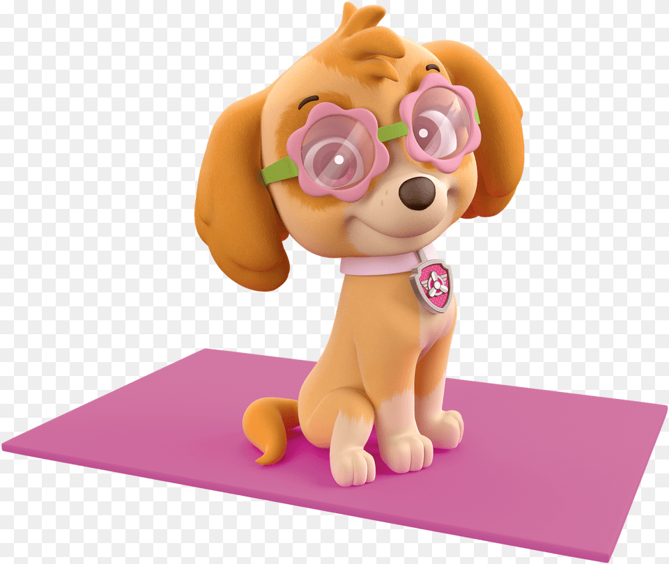 Skye Ready For The Gym Paw Patrol Clipart Clipart Paw Patrol Skye Summer, Figurine, Toy, Face, Head Png