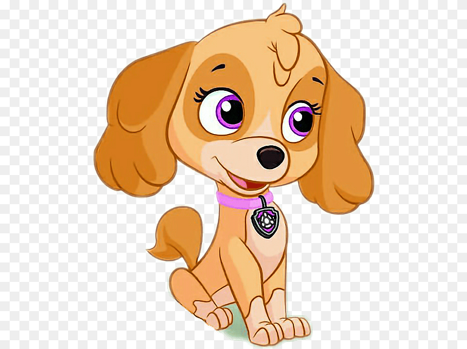 Skyepaw Patrol Cartoon, Animal, Puppy, Canine, Dog Png Image