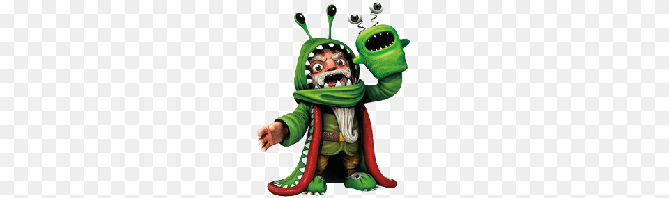 Skylanders Chompy Mage, Green, Baby, Person, Elf Free Png