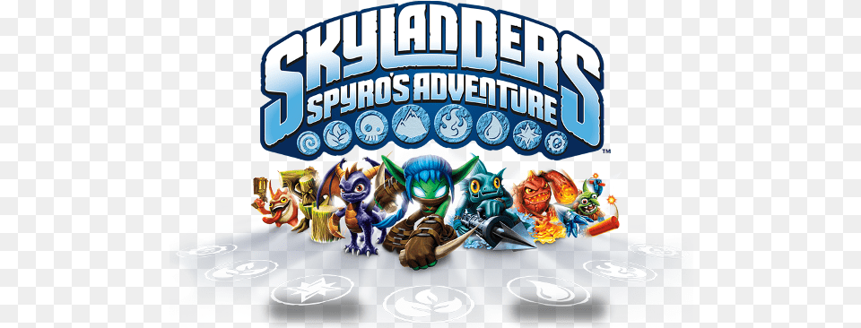 Skylanders Logos Skylanders Adventure Box Art, Graphics, Advertisement, Book, Comics Free Transparent Png