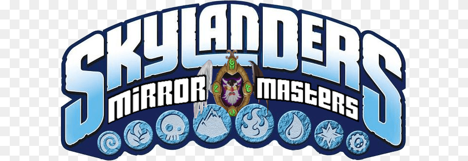 Skylanders Mirror Masters Logo Skylanders Spyro39s Adventure, Scoreboard, Crowd, Person Png Image