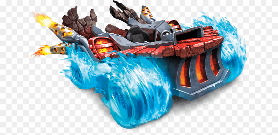 Skylanders Superchargers Dark Hot Streak, Transportation, Vehicle, Outdoors Free Png Download