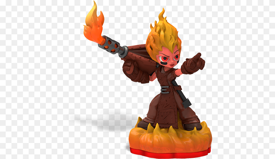 Skylanders Trap Team Fire Characters, Figurine, Baby, Person Free Png Download