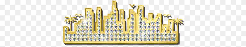 Skyline, Gold, City Png Image