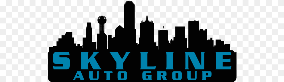 Skyline Auto Group Dallas Texas Skyline, Text, City, People, Person Free Png Download