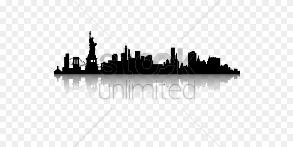 Skyline Clipart Bahrain Clipart New York Silhouette Skyline, Lighting, City, Terminal, Outdoors Png Image