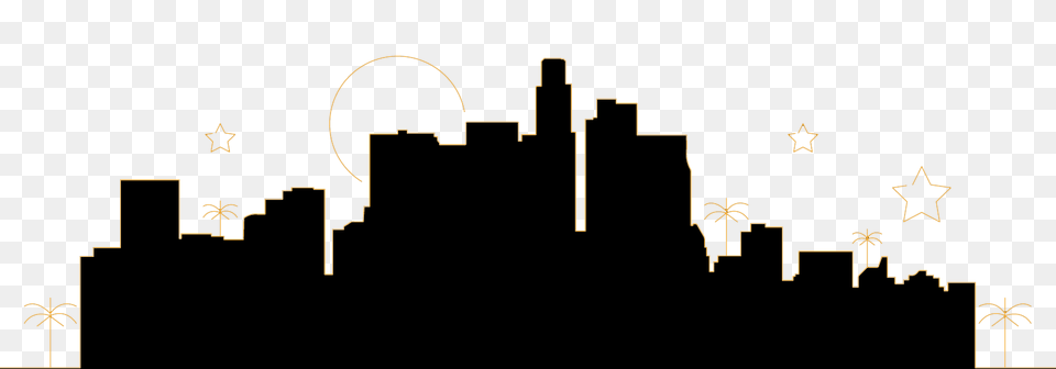 Skyline Clipart Broadway, Silhouette, City Png Image