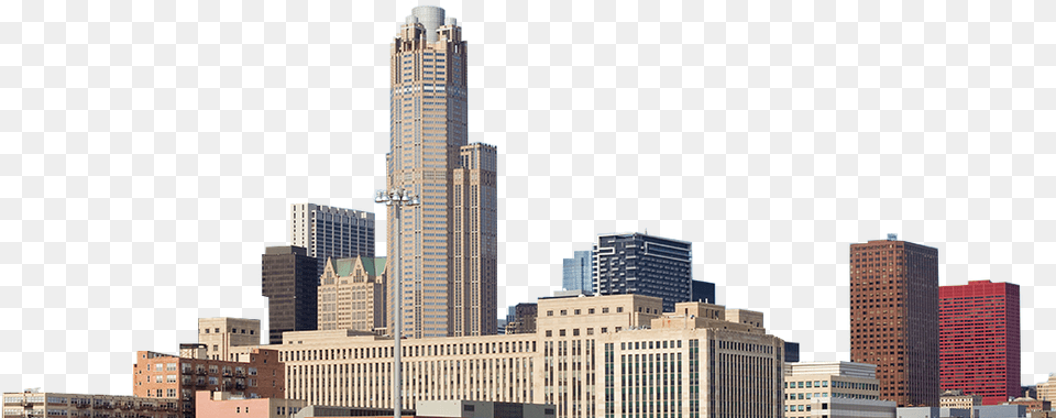 Skyline Clipart Chicago Downtown Buildings Amp Construction, Architecture, Metropolis, High Rise, Urban Png