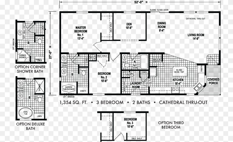 Skyline Double Wide Floor Plans, Diagram Free Png