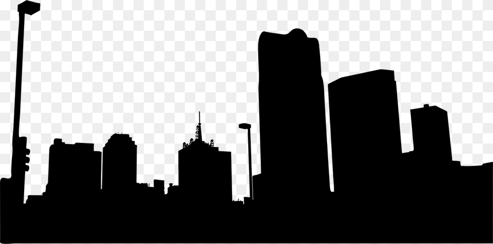 Skyline New York City Silhouette Computer Icons, Gray Free Png Download