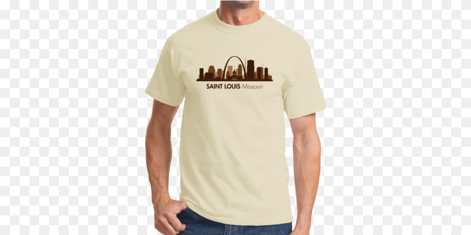 Skyline Of Saint Louis Missouri Politics Funny T Shirt, Clothing, T-shirt Free Png