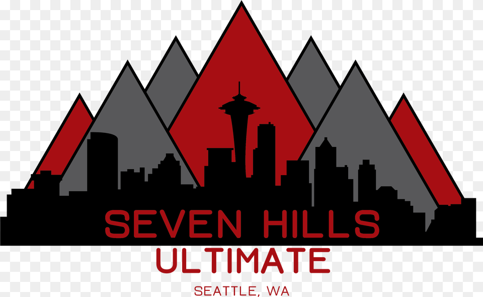 Skyline Of Seattle, Logo, Advertisement, Poster Png Image