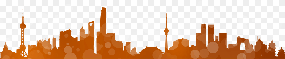 Skyline Silhouette Modern City Silhouette Png