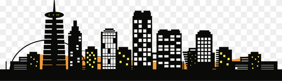 Skylines New York City Silhouette Drawing City Skyline Silhouette Clip Art, Urban, Graphics Free Png