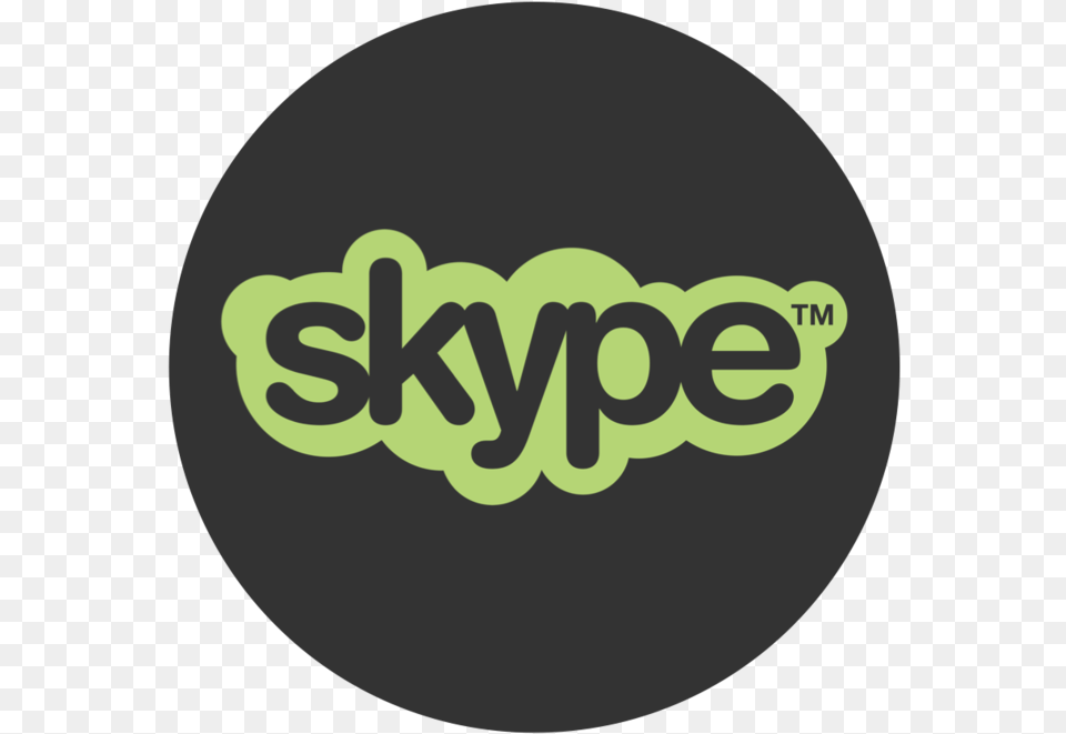 Skype, Logo, Sticker, Green, Disk Free Png