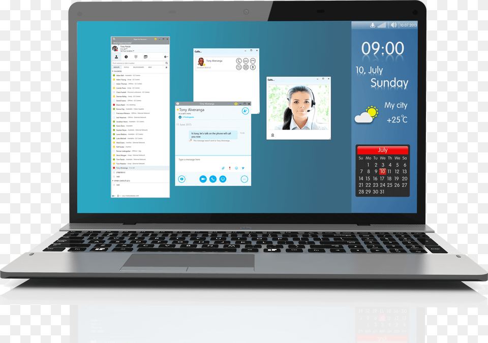 Skype Client Avaya Integration, Computer, Electronics, Pc, Laptop Png Image