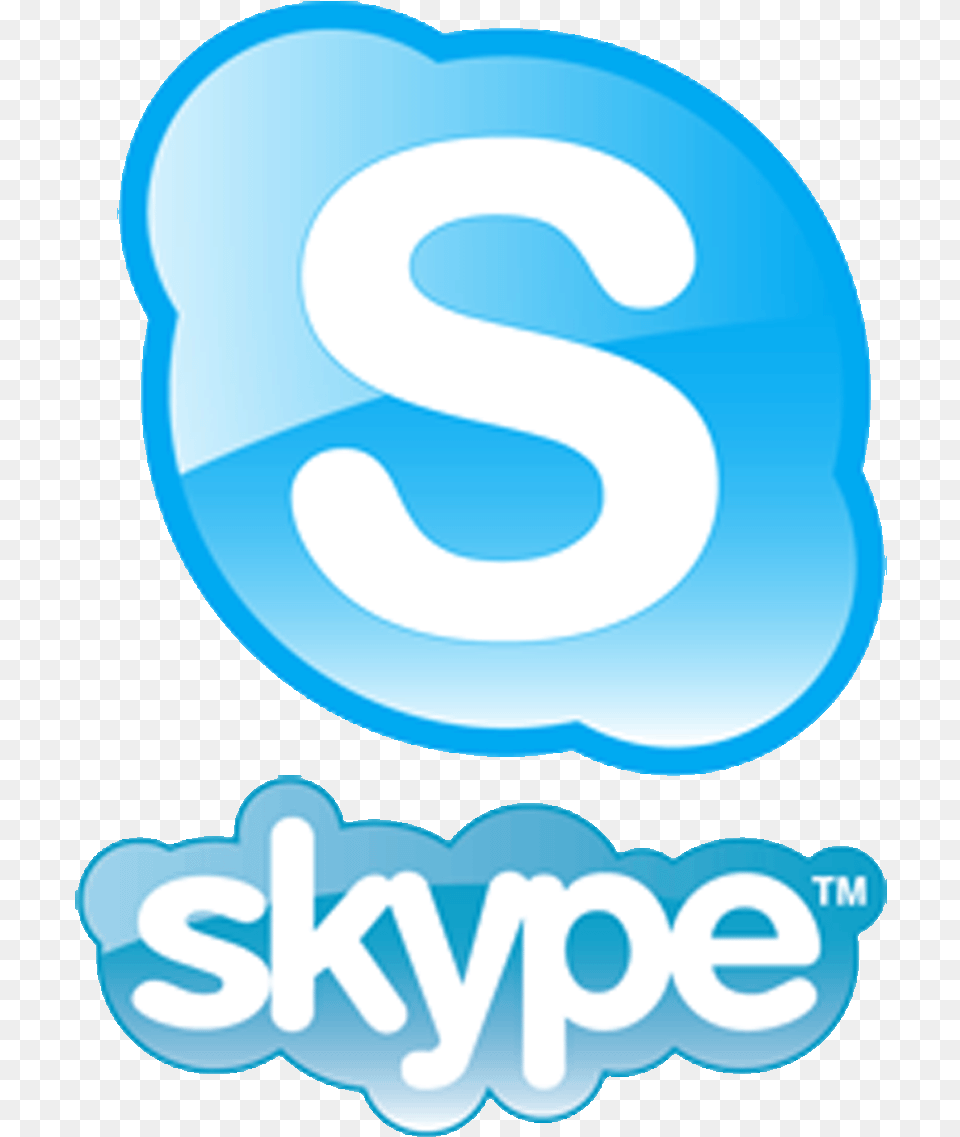 Skype Clipart Whatsapp Skype Logo Background, Text, Disk, Symbol Free Png