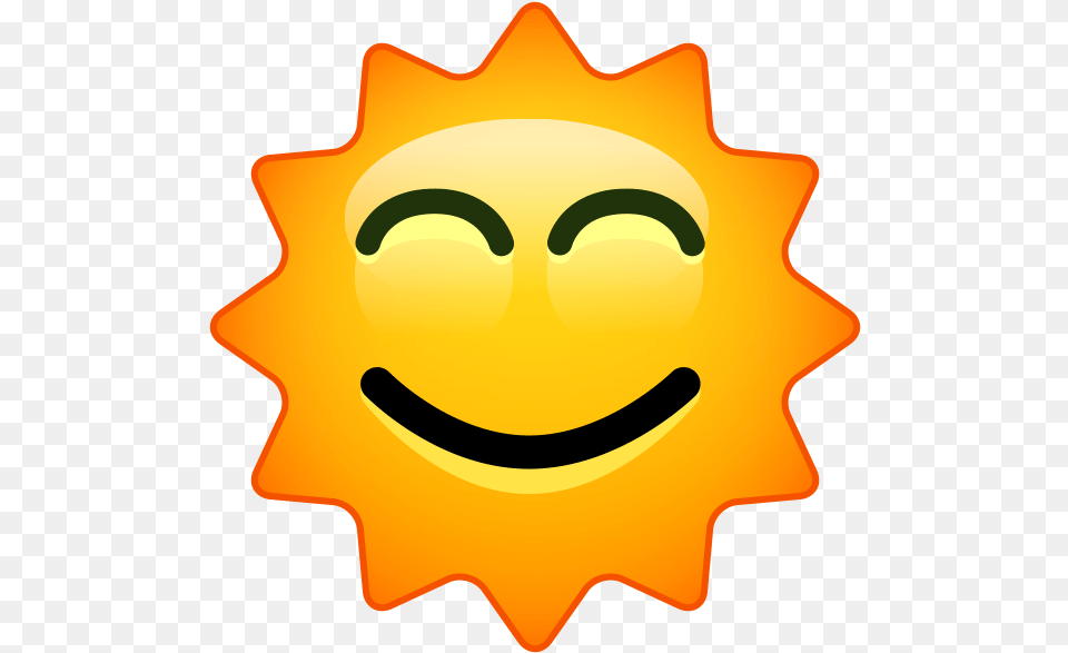 Skype For Business Sun Emoji, Lighting, Nature, Outdoors, Sky Free Png Download