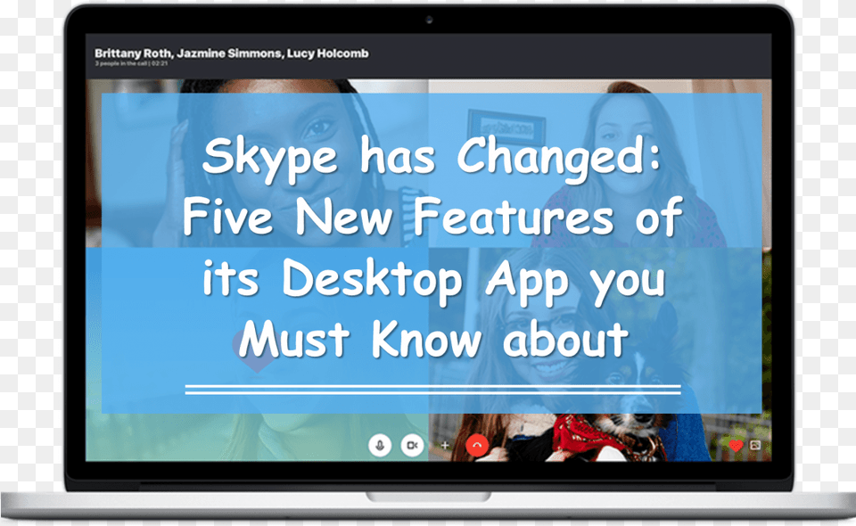 Skype Has Changed, Screen, Computer Hardware, Electronics, Monitor Png Image